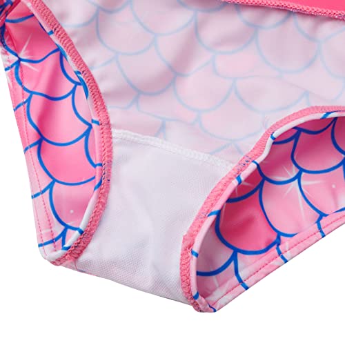 Image of Girls Long Sleeve Zipper Rash Guard 1 Piece UPF 50+ Sun Protection
