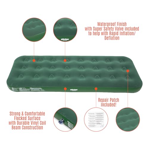 Matelas gonflable simple pour festivals soirées pyjama et camping 88129 - 4