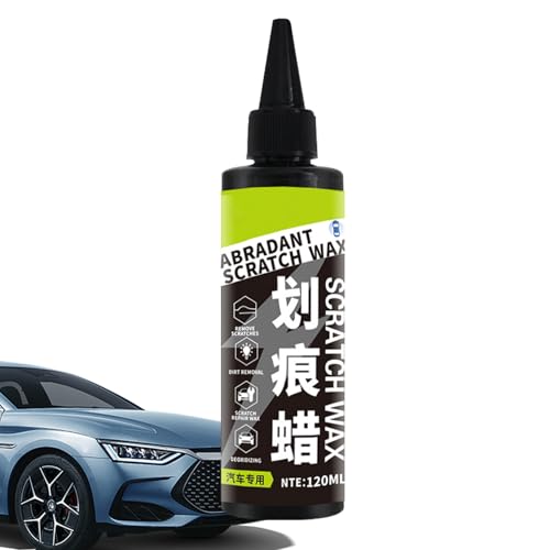 Gmokluytw 車のスクラッチリペアワックス、車のスクラッチリペアワックス - 車用スクラッチポリッシュワックス - 車のスクラッチリムーバー&ポリッシュワックス、自動車塗装修理、塗料に安全 120ML