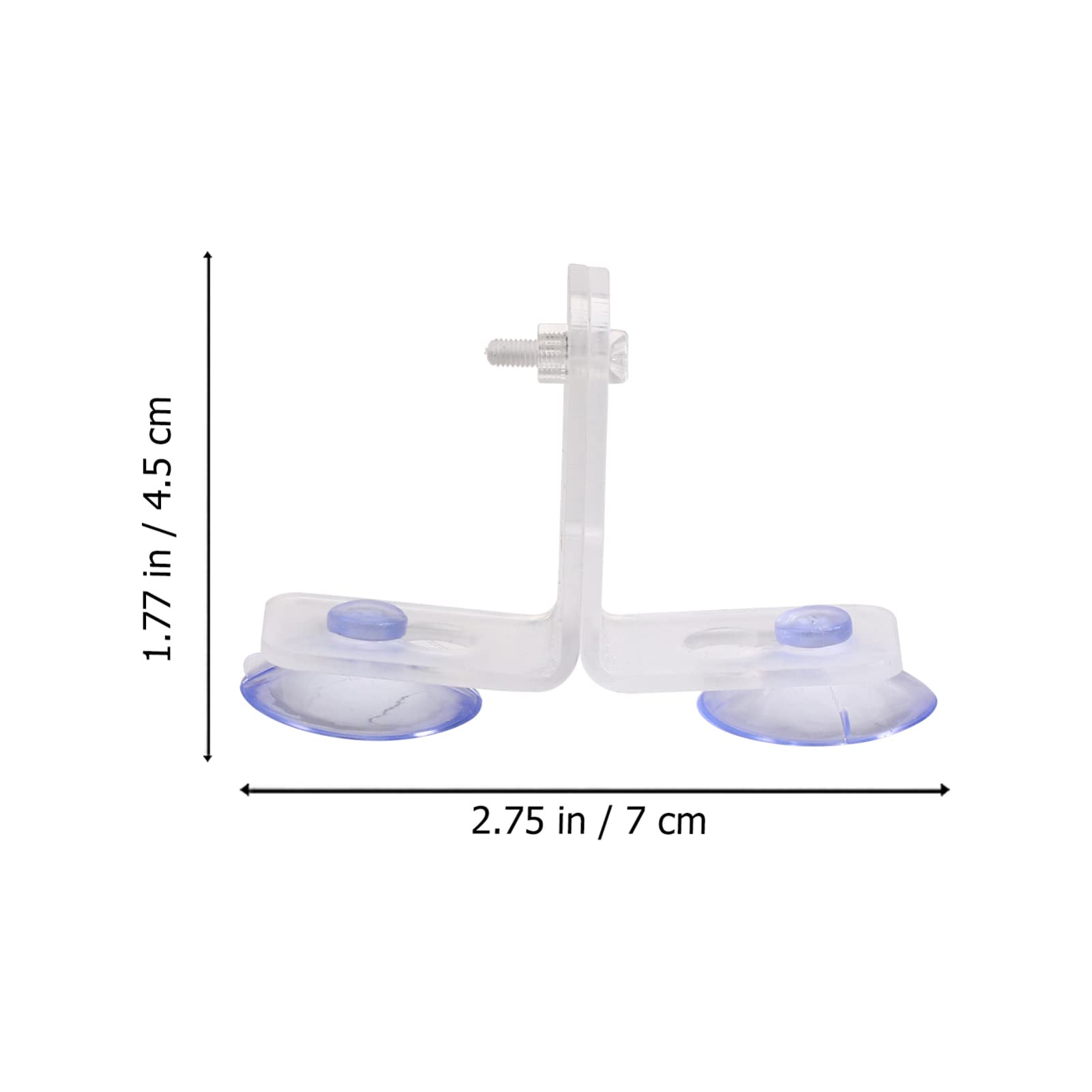 ULTECHNOVO 30piezas Clip De Separación para Acuarios De Ventosas Fijación Segura para Placas para Peceras y Soporte De Accesorios