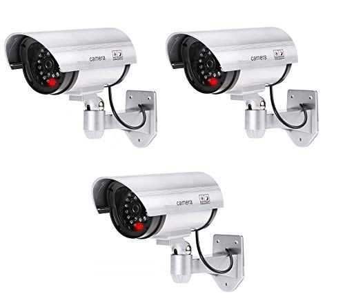 Security CCTV False Outdoor Camera Fake Dummy Security Camera Waterproof IR Wireless Blinking Flashing (3)-image-29