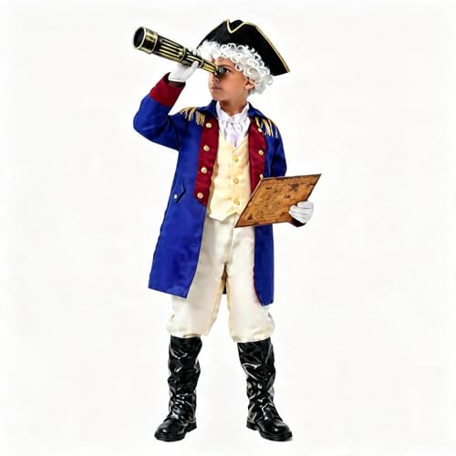 Disfraz Colonial Deluxe George Washington para Niños miniatura 3