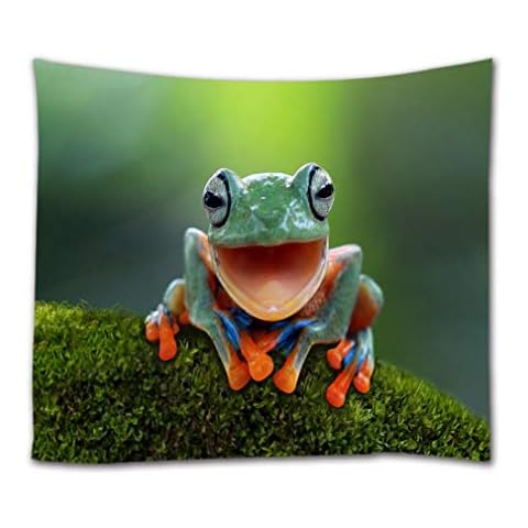 A.Monamour Tapiz de Pared Rana Arbórea Sonriente Cover