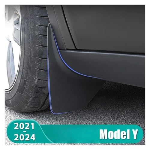 Guardabarros para coche Tesla Modelo Y de 2021 a 2025: kit de ruedas 2