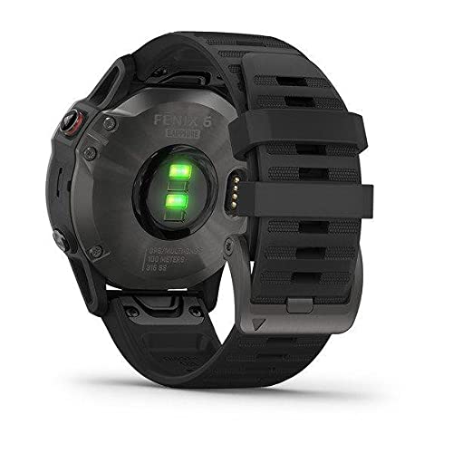 Smartwatch Gps Multiesportivo Premium Garmin com Monitoramento Cardíaco no Pulso Fênix 6 com pulso O