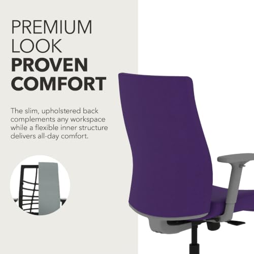 Image of HON Ignition 2.0 Ergonomic Office Chair, Lumbar Support, Desk Chair, Iris