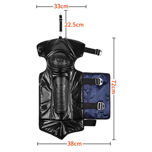 CLISPEED Joelheiras para Joelheiras Adultas de 72X38 Cm Protetor de Manga Longa Preta Ajustável Anti