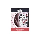 Pyramid International Disney, Mickey und Minnie Mouse, Vintage Romance, Keramik Grande Cappuccino Tasse, 570 ml, Einheitsgröße