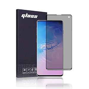 FiiMoo Privacy Schutzfolie Kompatibel mit Samsung Galaxy S10, [3D Vollabdeckung] [Case Friendly], Privacy für Panzerglas Schutzfolie Anti-Spy Displayschutzglas für Samsung Galaxy S10