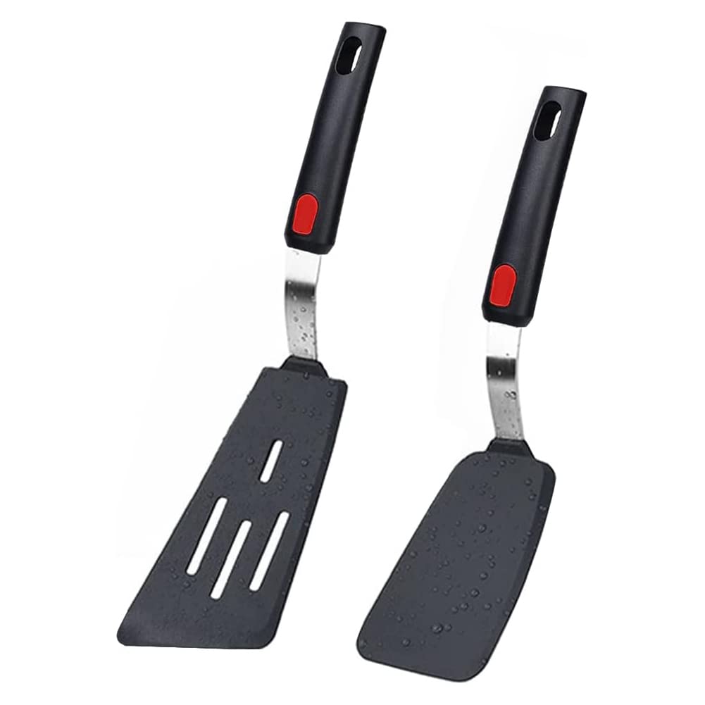 CTRLZS Silicone Spatula Nonstick Spatulas Set of 2, 600°F Heat Cooking Spatulas for Nonstick Cookware, Kitchen Utensils Use Spatula
