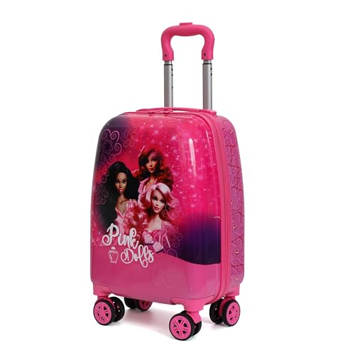 Mala Infantil Escolar/Viagem Com Giro 360º Skeet Resistente Pink Meninas