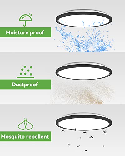 image for zemty 4Pack 12 Inch LED Ceiling Light Flush Mount, 28W 3200lm Super Sl