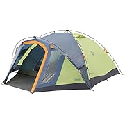 Coleman Fast Pitch Drake, Zelt 4 Personen, 4 Mann Zelt, Igluzelt, Festivalzelt, leichtes Kuppelzelt mit Vorzelt, eine Schlafkabine, wasserdicht WS 3.000 mm