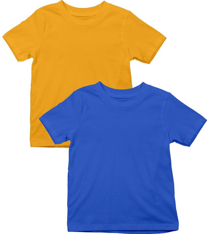 Image of XENOVAURBAN Kids Unisex Combo Round Neck Cotton T-Shirt - P