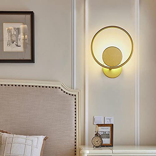 Applique LED design anneau en fer forgé pour illuminer votre couloir