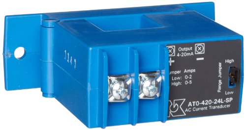 NK Technologies AT1-010-000-SP AC Current Transducer, Split-core, 0-10VDC Output Range, 0-10, 0-20, & 0-50A Input Range, Self powered Power Supply