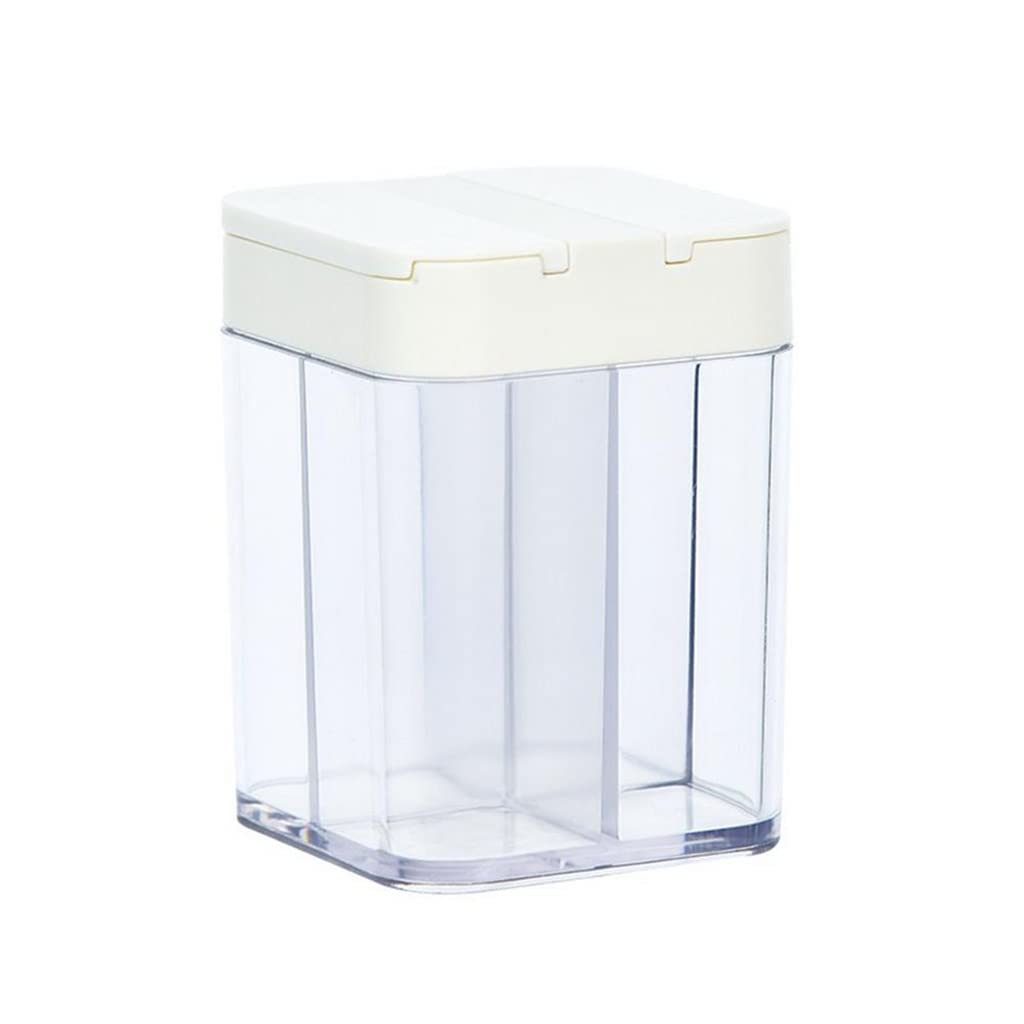 Scatola per condimenti Forniture da Cucina Bottiglia Pepe Sale Zucchero Contenitore Cumino in Polvere Barattolo per spezie Scomparto Multiplo