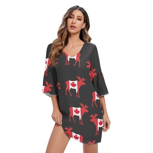 Robe d'été courte en mousseline fluide idéale pour vos terrasses