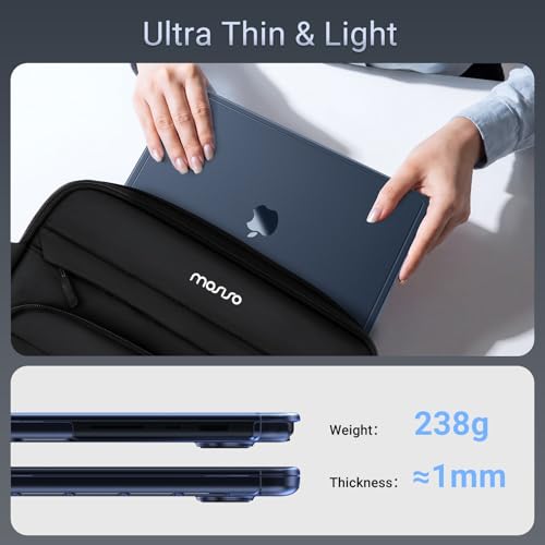 Image of MOSISO Compatible with MacBook Pro 14 inch Case M5 M4 M3 M2 M1 2026-2021 | Enhanced Shock-Absorbing Perimeter Matte Hard Case, A3427 A3426 A3434 A3112 A3185 A3401 A2918 A2992 A2779 A2442, Midnight