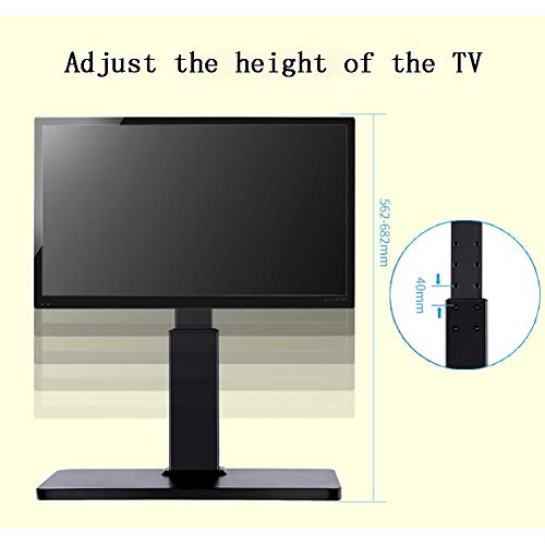 Base de mesa para TV 32"-60" con altura ajustable y giro 90° miniatura 5