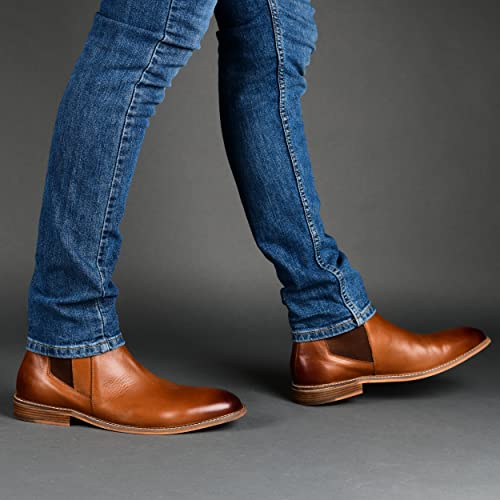 Image of Thomas & Vine mens Corbin Plain Toe Chelsea Boot