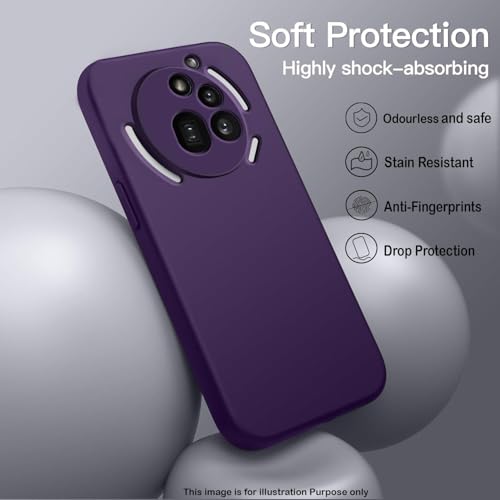 Image of AeoFit Back Cover for Redmi 15A 5G | Soft Micro-Fibre Lining Inside | Camera Protection Bump | Shockproof Back Cover Case for Redmi 15A 5G (Purple)