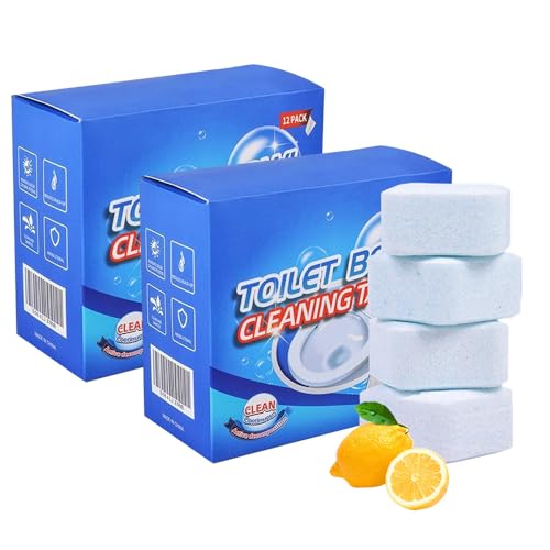 WC Acción Total Limpiador para Inodoro, Limpiador para WC, Cleaning Block Inodoro, Producto de Limpieza Súper Potente con Activo Descalcificador, 3 en 1 Limpieza Profunda, Desodorante & Antical (2)