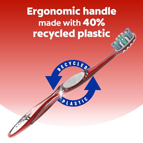 colgate 360 optic white advanced whitening toothbrush adult medium toothbrush with whitening cups helps whiten teeth and removes odor causing bacteria 2 pack