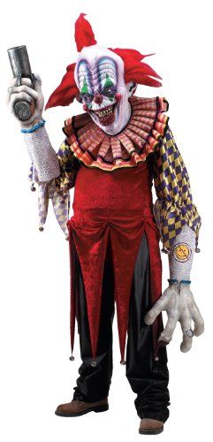 Giggles The Clown Creature Reacher Deluxe Oversized Mask and Costume