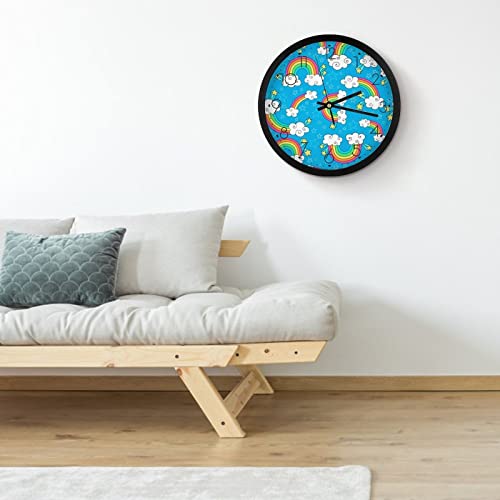 Pendule murale silencieuse au design moderne et épuré de haute précision