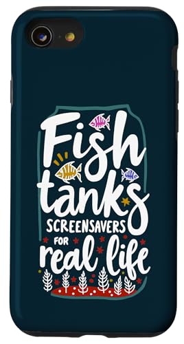 iPhone SE Aquarium Screensaver Case
