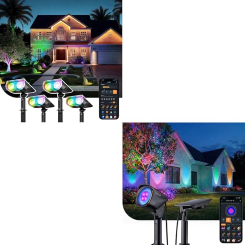 Linkind Smart Spotlight SL5C with Smart Dual-Ring Spotlight SL6C
