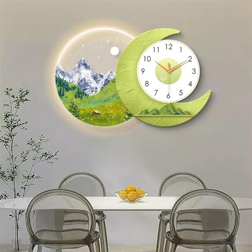 Horloges murales décoratives pour salon et grand bureau calme