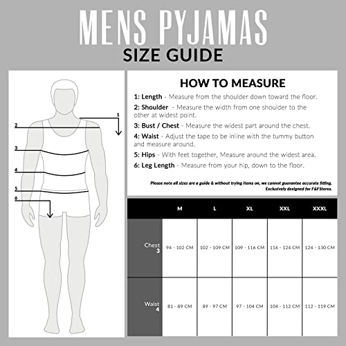 CityComfort Pigiama Uomo Lungo Set Pigiama Due