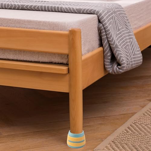 Protectores de patas de silla con reducción de ruido y base protectora de madera 3