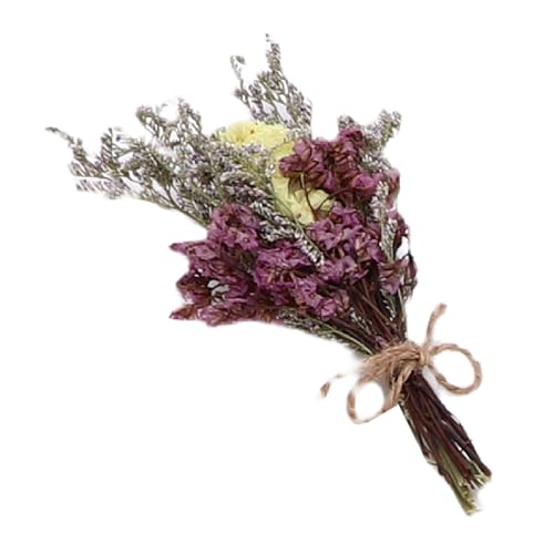 Set de 12 ramos de flores secas decorativas hechas a mano miniatura 7