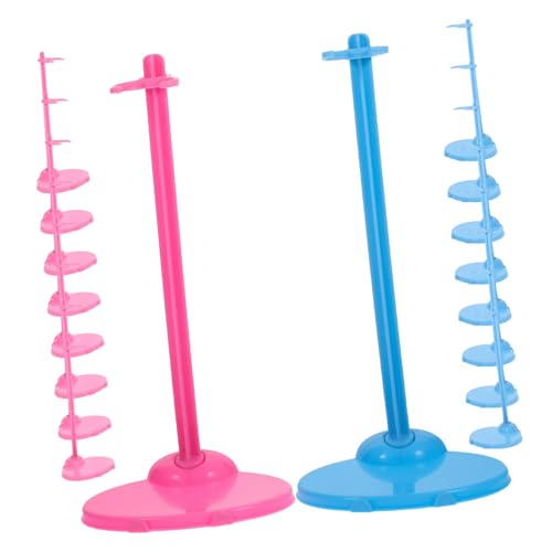 VICASKY Doll Racks Holders 29cm Doll Stand Dress up Accessories Easy Assembly Compact Storage Enhance Play Experience