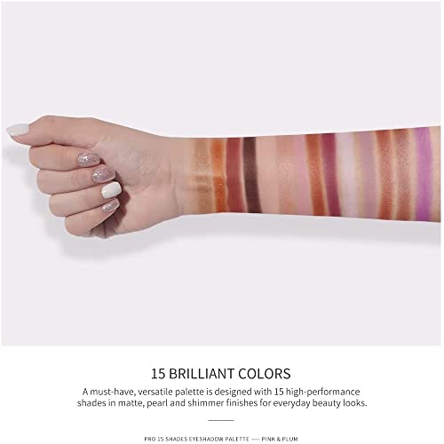 Image of Eyeshadow -15 Eye Shadow Colour Set Best Palette Glitter High Pigment Long Lasting Eyeshadow Makeup Colors Eye Shadows Beauty Matte Nude Natural Eye Professional highlighter Kit Women Girls