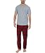 Nautica Men's T-Shirt and Check Pant Pajama Set