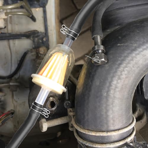 Tecreddy Filtro de Combustível Em Linha 1/4 Filtros de Combustível Em Linha Universais para Kohler B