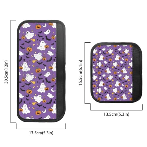 Image of 6 Pieces Refrigerator Door Handle Covers Halloween Fridge Handle Covers Wood Grain Washable Appliance Handles Cover, Halloween Countertop Decor Keep Off Fingerprints,Food Stains