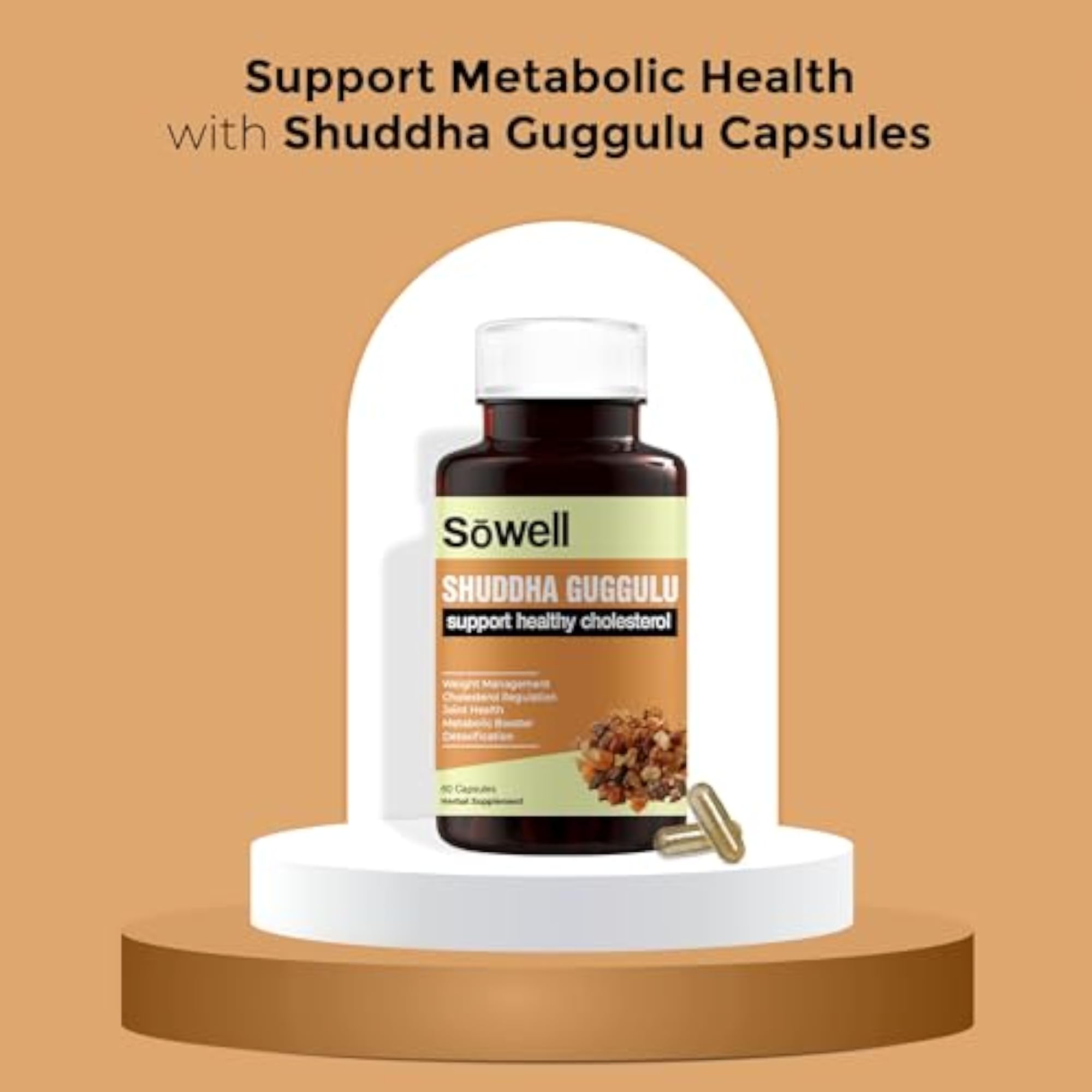 Sowell Shuddha Guggulu Capsules 60 Capsules
