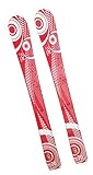 Yuki Skis Skiboards, Ski Snow Blades with Steel Rails Kids Youth Pick 70cm 80cm 90cm 100cm (Yuki Ski Red White, 80 cm)