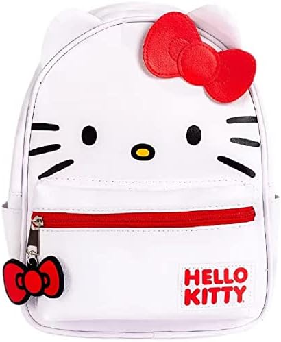 heegungs Cute cat backpack cartoon little cat backpack lightweight everything trendy women backpack… (White CAT)