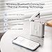 NIIMBOT D110 Upgraded Version Mini Label Maker Machine with Tape, Portable Bluetooth Thermal Printer, Sticker Labeler with Multiple Templates for Office Organization Home Kitchen School, White