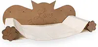 BOXFAN Rede Suspensa De Gatos Cama Pet Descanso Parede Janela Mdf Redinha Gato Caminha Anti Stress