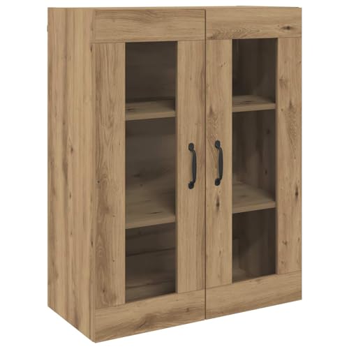 Aparador de roble Artisan para comedor moderno, mueble vertical de 180 cm para organizar el salón 7