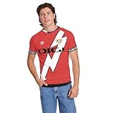 Rojo Umbro Rayo Vallecano 22/23 Away Short Sleeve T-Shirt S