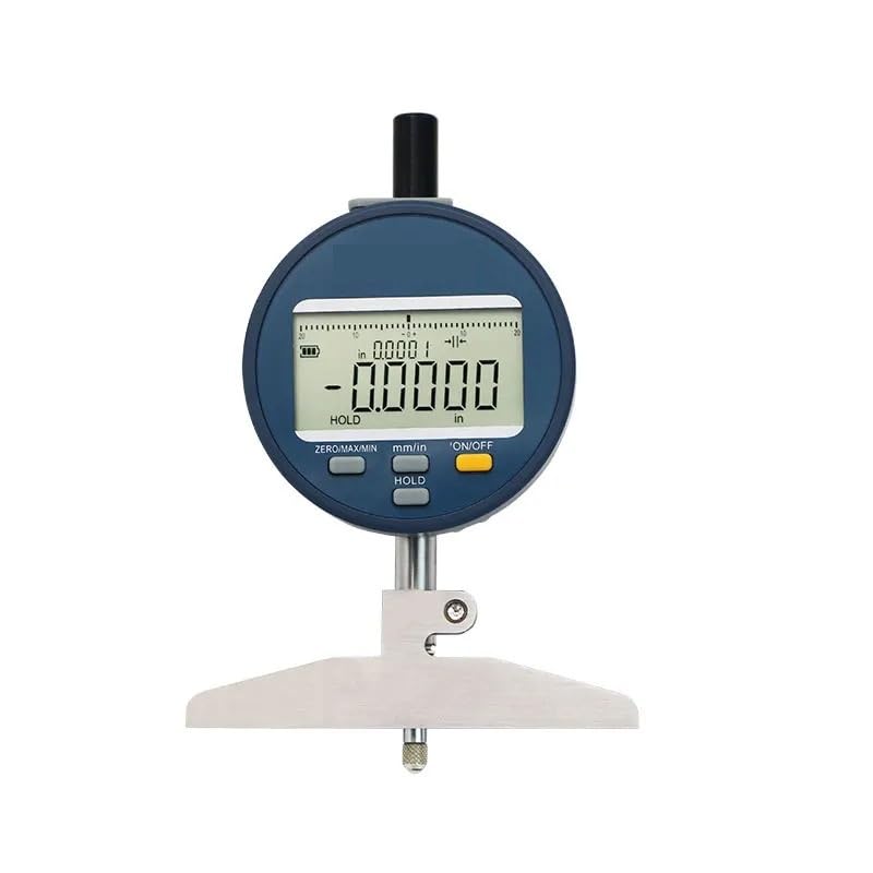 Indicador de profundidad LCD digital para evitar errores en medición de ranuras de 0-10 mm