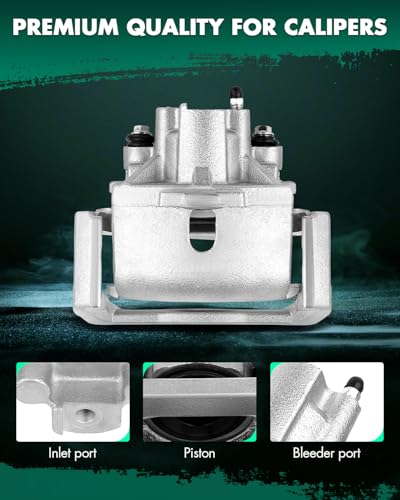 Image of SCITOO Rear Left Brake Caliper With Bracket 18-B4837 Compatible For Chrysler Aspen 2007-2009 For Dodge For Durango 2004-2009 For Dodge Ram 1500 2002-2010 For Ram 1500 2011-2018